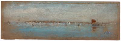 Blau und Silber - Die Inseln, Venedig, 1879-1880 von James Abbott McNeill Whistler