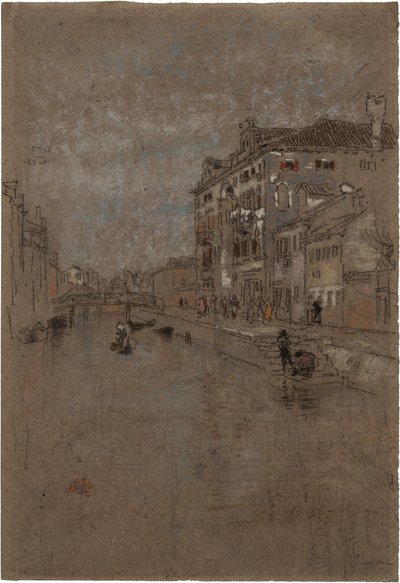 Kanal in Venedig (Tabaklager) von James Abbott McNeill Whistler