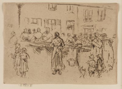 Fischfrauen, Ostende von James Abbott McNeill Whistler