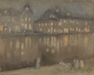 Großer Kanal, Amsterdam, Nocturne von James Abbott McNeill Whistler