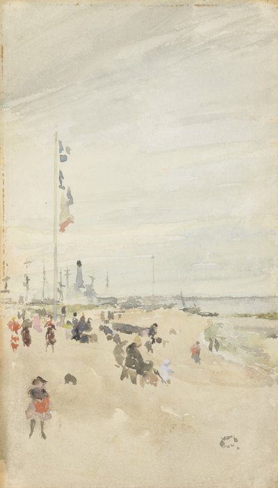 Grau und Perle: Bankfeiertagsbanner, 1883-84 von James Abbott McNeill Whistler