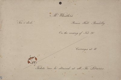 Einladung zu Mr. Whistlers Zehn Uhr von James Abbott McNeill Whistler