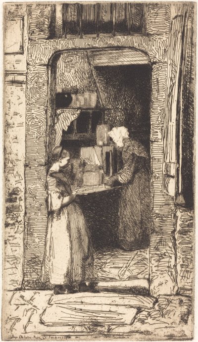 Die Senfhändlerin, 1858 von James Abbott McNeill Whistler