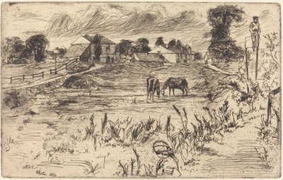 Landschaft mit Pferd, 1859 von James Abbott McNeill Whistler
