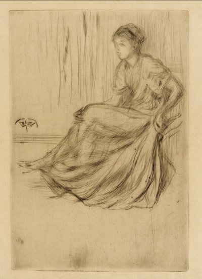 Modell sitzend, 1873 von James Abbott McNeill Whistler