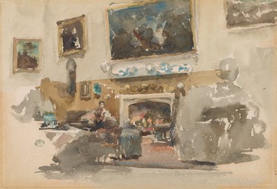 Moreby Hall, 1882-1884 von James Abbott McNeill Whistler