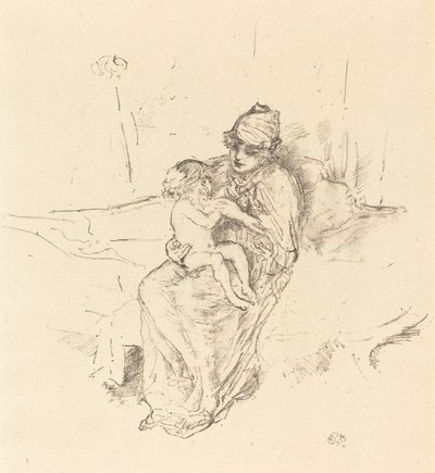 Mutter und Kind, Nr. 1, 1891-1895 von James Abbott McNeill Whistler