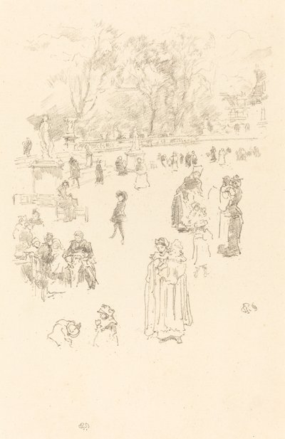Kindermädchen: Les Bonnes du Luxembourg von James Abbott McNeill Whistler