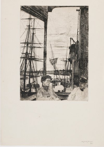 Rotherhithe, 1860 von James Abbott McNeill Whistler