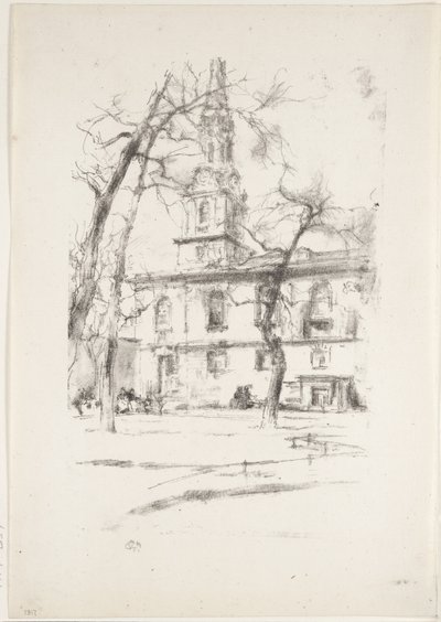 St. Giles-in-the-Fields von James Abbott McNeill Whistler