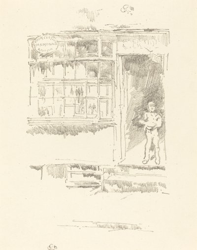 Der Friseursalon in den Stallungen, 1896 von James Abbott McNeill Whistler