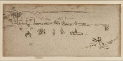 Das bockende Pferd, Wilder Westen, 1887 von James Abbott McNeill Whistler