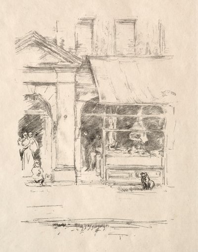 Der Metzgerhund, 1896 von James Abbott McNeill Whistler