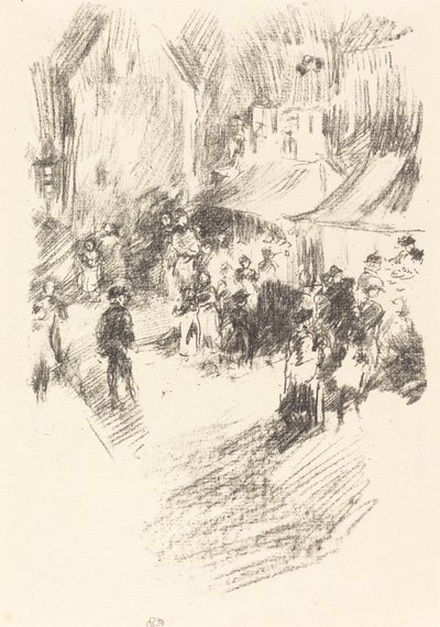 Der Jahrmarkt, 1895-1896 von James Abbott McNeill Whistler