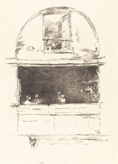 Die Schmiede, Passage du Dragon von James Abbott McNeill Whistler