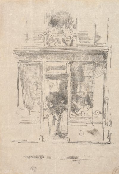 Die Wäscherin - La Blanchisseuse de la Place Dauphine, 1894 von James Abbott McNeill Whistler