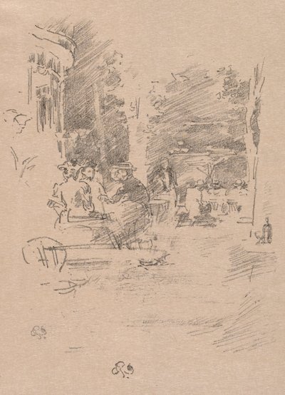 Das kleine Café au Bois, 1894 von James Abbott McNeill Whistler