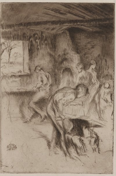 Die kleine Schmiede, Liverpool, 1875 von James Abbott McNeill Whistler