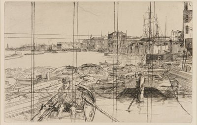 Der Teich, 1859 von James Abbott McNeill Whistler