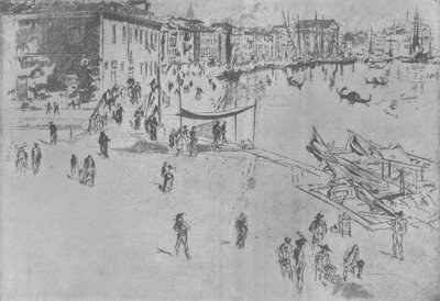 Die Riva, Nummer Zwei, ca. 1880, 1904 von James Abbott McNeill Whistler