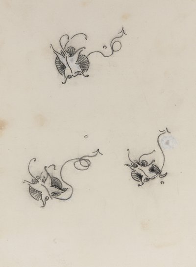 Drei Whistler-Schmetterlinge von James Abbott McNeill Whistler