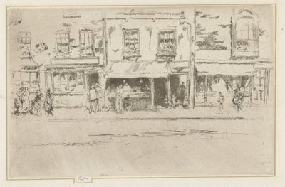 Fischladen in Chelsea von James Abbott McNeill Whistler