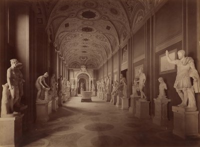Sala delle Statue, 1850er-60er Jahre von James Anderson