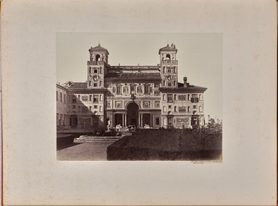 Villa Medici; die Fassade zum Garten, heute die Académie de France von James Anderson