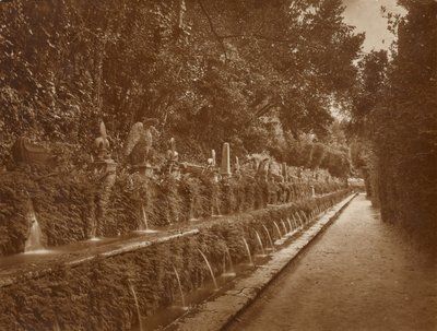 Villa d’Este, Galerie der Brunnen von James Anderson