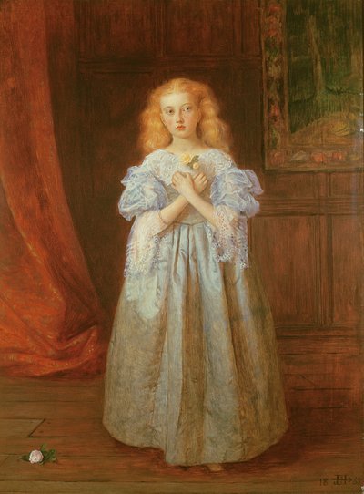Das kleine Mädchen, das für Van Dyck saß, 1868 von James Archer