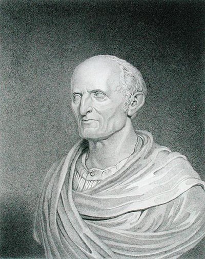 Nathaniel Bowditch (1773-1838), graviert von J. Gross nach Longacres Zeichnung der Büste von John Frazee (1790-1852) von James Barton (after) Longacre