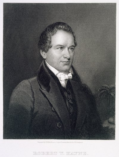 Robert Young Hayne (1791-1841), graviert von Henry Bryan Hall (1808-84) von James Barton Longacre