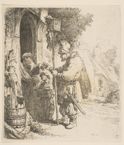 Der Rattenfänger, zweite Hälfte des 18. Jahrhunderts von James Bretherton