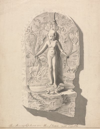 Nr.1 Eine Tafel von Hieroglyphen gefunden in Axum von James Bruce