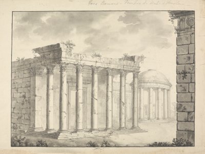 Unidentifizierter Tempel Faustana (?) von James Bruce