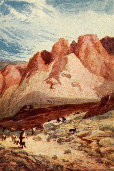Berg Sinai - Apostelgeschichte vii 38, ca. 1924. Schöpfer: James Clark, Henry A Harper von James Clark and Henry A Harper