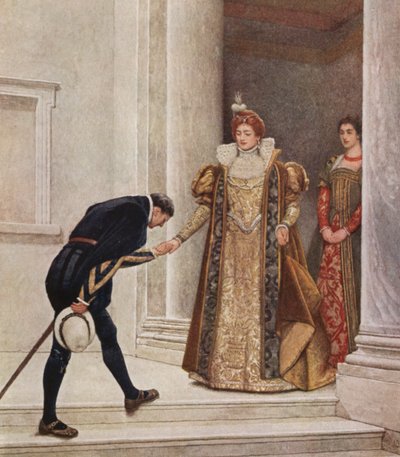 Shakespeares Der Kaufmann von Venedig: Der Prinz von Arragon, Portia und Nerissa von James Dromgole Linton
