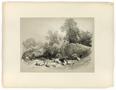 Bettws, N. Wales, aus Picturesque Selections von James Duffield Harding