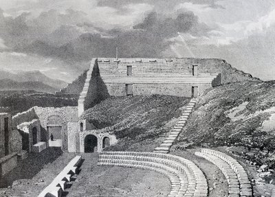 Tragisches Theater, 1828 von James Duffield Harding