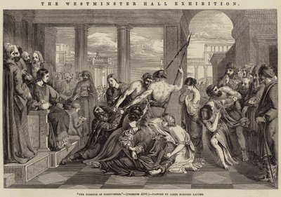 Die Westminster Hall Ausstellung, Das Gleichnis der Vergebung von James Eckford Lauder