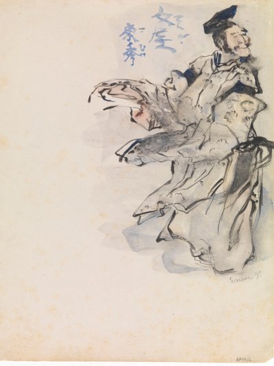 Chinoiserie, ein Mann von James Ensor