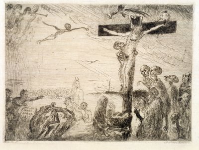 Christus von den Teufeln gequält von James Ensor
