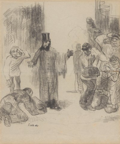 Die Paketträger von James Ensor