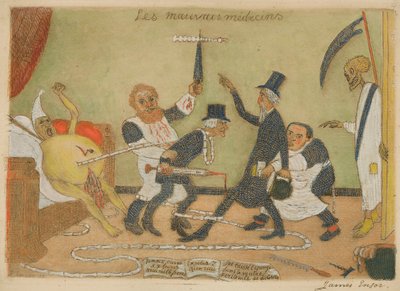 Die schlechten Ärzte von James Ensor