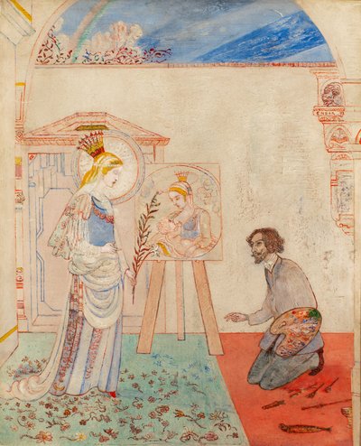 Die tröstende Jungfrau von James Ensor
