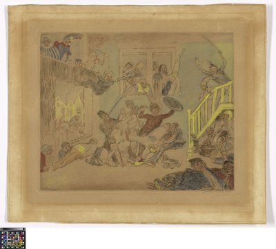 Kampf der Läuseköpfe Verlangen und Gebacken von James Ensor