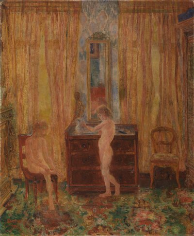 Kinder bei der Morgentoilette von James Ensor