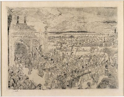 Römischer Triumphzug von James Ensor