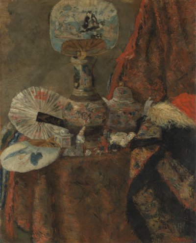 Stillleben mit Chinoiserien von James Ensor