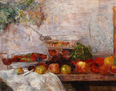 Stillleben mit einem Papagei von James Ensor